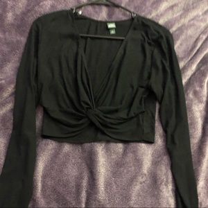 Long sleeve steep neck top